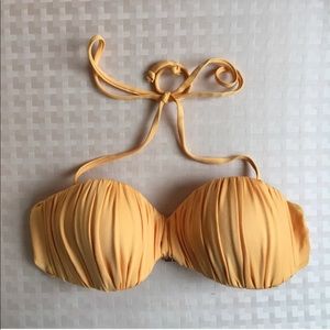 H&M Rouched Bandeau Bikini Top